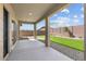 Spacious covered patio overlooking a well-maintained yard at 5619 N 193Rd Ave, Litchfield Park, AZ 85340