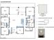 An open-concept floorplan shows spacious layout including kitchen island with waterfall ends and floating apron front powder room at 6108 E Shasta Daisy Ln, Prescott Valley, AZ 86315