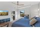 Bright bedroom with hardwood floors, contemporary furnishings, and plenty of natural light at 6803 E Main St # 1106, Scottsdale, AZ 85251