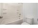 A clean bathroom includes a shower-tub combo and a standard toilet at 7138 W Kent Dr, Chandler, AZ 85226