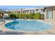 Resort-style community pool with ample lounge seating and well-maintained landscaping at 7330 E Vista Bonita Dr, Scottsdale, AZ 85255