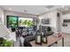 Bright open living space with seamless indoor-outdoor flow to the pool and patio at 851 E Deer Creek Rd, Phoenix, AZ 85048