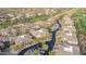 Panoramic aerial view of Desert Highlands community with golf course and luxury homes at 10260 E White Feather Ln # 1022, Scottsdale, AZ 85262