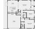 Layout featuring open-concept kitchen, dining, great room, primary suite, bedroom 2, 2 baths, laundry and 2-car garage at 14592 W Sand Hills Rd, Surprise, AZ 85387