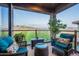 Cozy outdoor patio with comfortable seating and scenic desert views, ideal for relaxation and entertaining at 16336 E Ridgeline Dr, Fountain Hills, AZ 85268