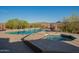 Relaxing pool and spa area with stunning views, ideal for unwinding and enjoying the beautiful surroundings at 16336 E Ridgeline Dr, Fountain Hills, AZ 85268