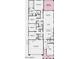 Detailed floor plan showcasing four bedrooms, two bathrooms, kitchen, study, and two-car garage at 17563 W Vermont Ave, Litchfield Park, AZ 85340