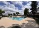 Sparkling community pool offers residents a place to relax and enjoy the outdoors with ample deck space at 18820 N 34Th Ln # 1, Phoenix, AZ 85027