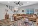 Cozy living room showcasing stylish decor and an open layout, perfect for relaxation at 18820 N 34Th Ln # 1, Phoenix, AZ 85027