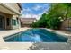 A sparkling pool with a playful rubber duck adds charm to the home's outdoor space at 2131 E New Bedford Dr, Gilbert, AZ 85234