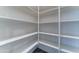 Walk-in pantry with ample shelving for organized storage of food items and kitchen essentials at 25755 W Hazel Dr, Buckeye, AZ 85326