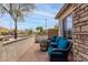 Inviting outdoor patio area with comfortable seating and a cozy fire pit feature at 2605 W Golden Puma Trl, Phoenix, AZ 85085