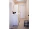 A view of the laundry room with the washing machine at 2738 E Libby St, Phoenix, AZ 85032