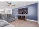 Stylish living room with a large sectional sofa and modern decor at 4208 E Windsor Ave, Phoenix, AZ 85008