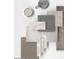 Selection of interior materials showcasing textures of carpet, tile, wood, cabinet door, and countertop at 4819 N 177Th Ln, Goodyear, AZ 85395