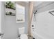 Bathroom with a shower and toilet at 10749 E Nido Ave, Mesa, AZ 85209