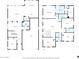 Detailed floor plan showcasing the layout of both floors, including bedrooms, bathrooms, and living spaces at 10749 E Nido Ave, Mesa, AZ 85209