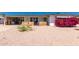 Front yard featuring low maintenance rock landscaping at 5410 E Duncan St, Mesa, AZ 85205