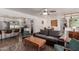 Inviting living room with an open layout connecting to the kitchen and dining area, perfect for entertaining at 5410 E Duncan St, Mesa, AZ 85205