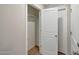 This walk-in closet features new paint and offers a functional space for storage and organization at 129 S 198Th Dr, Buckeye, AZ 85326