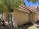 Charming single-story home featuring a traditional terracotta roof and a well-maintained exterior with desert landscaping at 1633 E Lakeside Dr # 38, Gilbert, AZ 85234