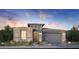 Beautiful single-story home showcasing modern architecture, desert landscaping, and a two-car garage at 11996 N Luckenbach St, Surprise, AZ 85388