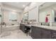Main bathroom boasts double sinks, a soaking tub, and tiled floors at 1303 W Cherrywood Dr, Queen Creek, AZ 85140