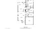 Detailed floor plan showcases the layout of an 1823 square foot single-Gathering home with four bedrooms at 1447 E Nighthawk Way, Phoenix, AZ 85048