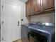 Efficient laundry room with modern washer and dryer for easy chores at 1457 W Bahia Ct, Gilbert, AZ 85233