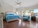Spacious main bedroom with seating area and natural light at 1457 W Bahia Ct, Gilbert, AZ 85233