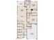 Open-concept floor plan featuring a large great room, kitchen, dining area, and owner's suite at 2385 E Spur Dr, San Tan Valley, AZ 85140