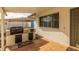 An outdoor kitchen features a built-in grill at 2539 E Geneva Dr, Tempe, AZ 85282