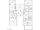 Detailed floor plan showcasing layout of bedrooms, bathrooms, kitchen, living spaces and garage at 2949 E Athena Ave, Gilbert, AZ 85297