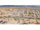 Panoramic aerial view of the residential area, emphasizing the house and its well-equipped backyard at 30878 W Picadilly Rd, Buckeye, AZ 85396