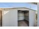 Exterior shot of a clean and open shed, offering convenient outdoor storage at 3220 E Andorra Dr, Phoenix, AZ 85032