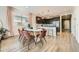 Cozy dining area with a stylish table and chairs, pendant lighting, and seamless integration with the kitchen at 3347 E Outlaw Ln, San Tan Valley, AZ 85140
