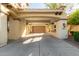Spacious porte-cochère with convenient garage access and ample parking at 3683 E Nolan Dr, Chandler, AZ 85249