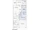 Detailed floor plan showcasing the layout of a Next Gen home with two kitchens and a 2-bay garage at 38203 N Stillmeadow Rd, San Tan Valley, AZ 85140