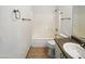 Bathroom with a shower and tub combination and tile flooring at 540 W Palo Verde St, Casa Grande, AZ 85122