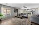Inviting living room with neutral tones, and stylish furniture at 565 E Rosebud Dr, San Tan Valley, AZ 85143