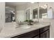 Beautiful bathroom featuring granite countertops and double sinks at 690 W Mangrove Rd, Queen Creek, AZ 85140