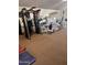Community fitness center featuring treadmills, elliptical machines, and free weights at 8260 E Arabian Trl # 275, Scottsdale, AZ 85258