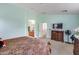 Bright and spacious primary bedroom with walk-in closet and en suite bathroom at 9364 W Cordes Rd, Tolleson, AZ 85353