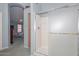Bathroom view showcases a glass shower, with a bedroom visible in the background at 9837 W Tonopah Dr, Peoria, AZ 85382