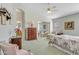 Spacious bedroom with neutral walls, full-length mirrors, and carpeted floors at 9837 W Tonopah Dr, Peoria, AZ 85382
