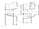 Detailed floor plan showcasing layout of the home with bedrooms, bathrooms, kitchen, living areas, and garage at 1360 E Washington Ave, Gilbert, AZ 85234