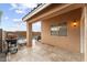 Covered back patio with tile flooring, bbq and view of the pool at 16823 S 8Th St, Phoenix, AZ 85048