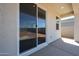 Spacious covered patio featuring a sliding glass door for indoor-outdoor flow at 19360 N Diego Way, Maricopa, AZ 85138