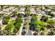 Green neighborhood street with sidewalks, trees, and well-manicured lawns creates a picturesque and welcoming atmosphere at 2476 E Marlene Dr, Gilbert, AZ 85296