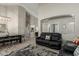 Open concept living area with light wood look tile floors and neutral paint at 2476 E Marlene Dr, Gilbert, AZ 85296
